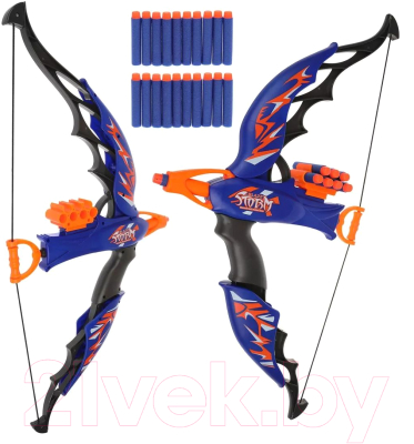 Лук игрушечный Наша игрушка С мягкими пулями / 7065