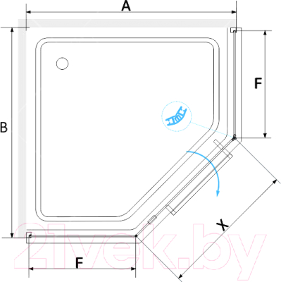 Душевой уголок RGW HO-084 / 350608400-24