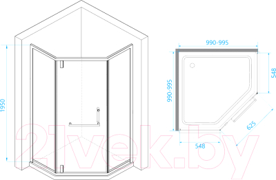 Душевой уголок RGW HO-084 / 350608400-24
