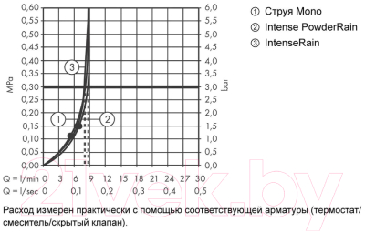 Лейка ручного душа Hansgrohe Rainfinity 26865000