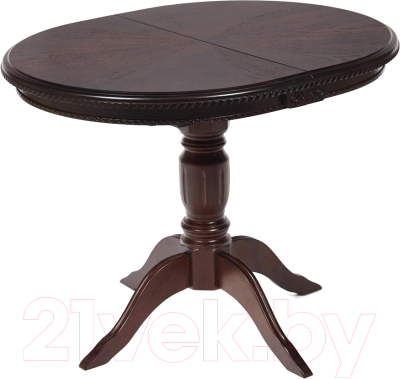 Обеденный стол Tetchair Stefano овал (бук/Tobacco) - фото