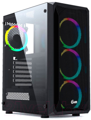 Корпус для компьютера Powercase Mistral Z4 Mesh LED / CMIZB-L4 - фото