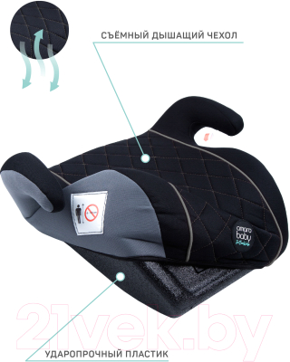 Бустер Amarobaby Easy Way / AB212007EWChS/09 (черный/серый)