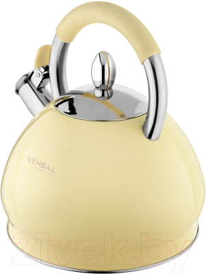 Чайник со свистком Vensal Vanille / VS3005