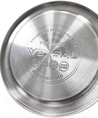 Чайник со свистком Vensal Vanille / VS3005