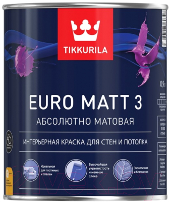 Краска Tikkurila Euro Matt 3 A - фото