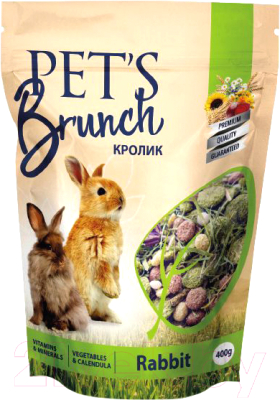 Корм для грызунов Pet's Brunch Рацион для кроликов - фото