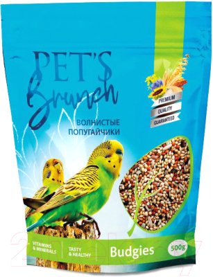 Корм для птиц Pet's Brunch Рацион для волнистых попугайчиков - фото