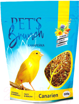 Корм для птиц Pet's Brunch Рацион для канареек - фото