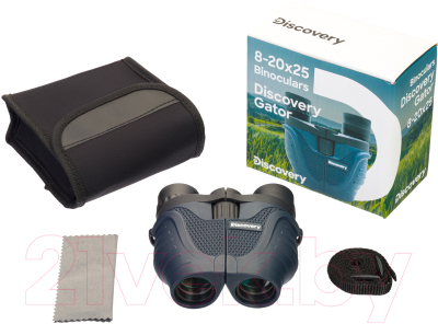 Бинокль Levenhuk Discovery Gator 8-20x25 / 77916
