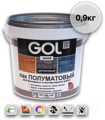 Лак универсальный GOL Wood Акриловый