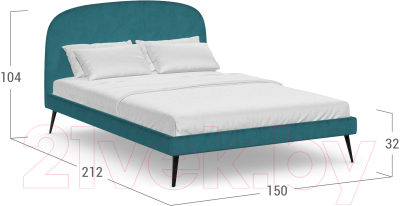 Полуторная кровать Moon Trade 1234 / К003171