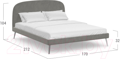 Двуспальная кровать Moon Family 1234 / К003178