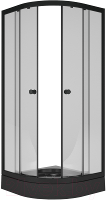 Душевой уголок МетаКам Classic Black 80x80 / ШПS_013570