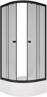 Душевой уголок МетаКам Classic Black 80x80 / ШПS_013570