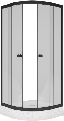 Душевой уголок МетаКам Classic Black 80x80 / ШПS_013570