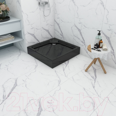 Душевой поддон МетаКам Universal Black N 80x80 / АПS_013575