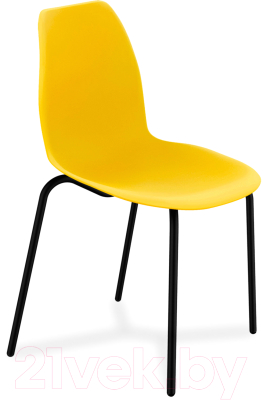 Стул Sheffilton SHT-ST29/S130 (желтый/черный муар) - фото