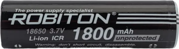 Аккумулятор Robiton LI18650-1800NP-PK1 / 15629