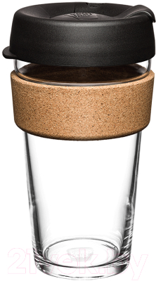 Стакан для горячих напитков KeepCup Brew Cork L Black / BCBLA16 - фото