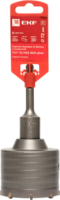 Коронка EKF Expert tct-72-m22