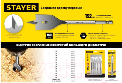 Набор сверл Stayer 2950-H5