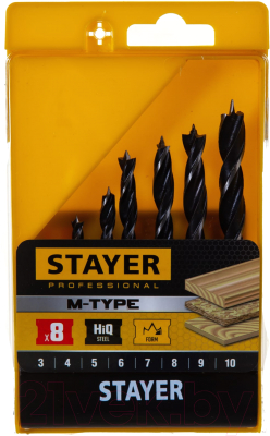 Набор сверл Stayer 2942-H8-z02