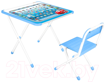 Комплект мебели с детским столом Дэми Машинка - фото