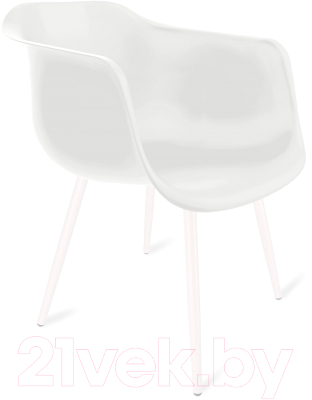 Стул Sheffilton SHT-ST31/S95-1 (белый/белый муар) - фото