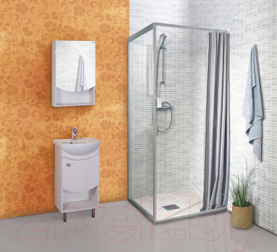 Тумба с умывальником Onika Селена 45.01 + Азов (104505 + 1WH112449)