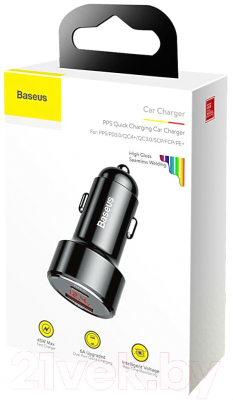 Зарядное устройство автомобильное Baseus CCMLC20C-01