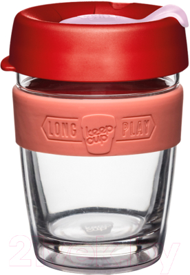 Многоразовый стакан KeepCup Longplay Brew M Azalea / LPAZA12 - фото