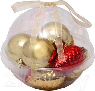 Набор елочных игрушек Зимнее волшебство Джоан / 6531990 - фото