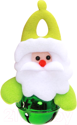 Елочная игрушка Волшебная страна Снеговик колокольчик / 103195 - фото