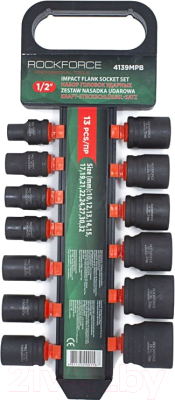 Набор головок слесарных RockForce RF-4139MPB - фото