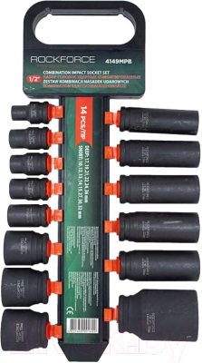 Набор головок слесарных RockForce RF-4149MPB - фото