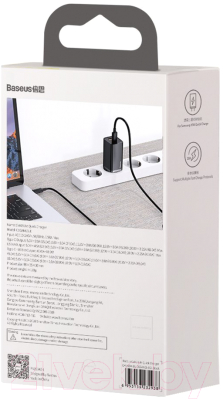 Зарядное устройство сетевое Baseus CCGAN2L-B01
