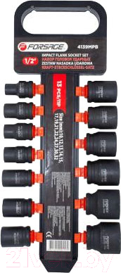 Набор головок слесарных Forsage F-4139MPB - фото