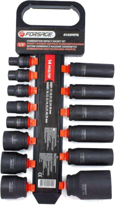Набор головок слесарных Forsage F-4149MPB - фото