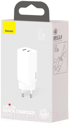 Зарядное устройство сетевое Baseus GaN2 Lite / CCGAN2L-B02