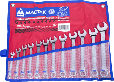 Набор ключей Мастак 0211-12P - фото