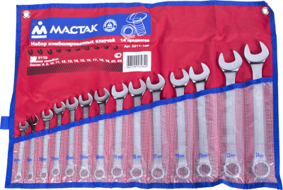 Набор ключей Мастак 0211-14P - фото