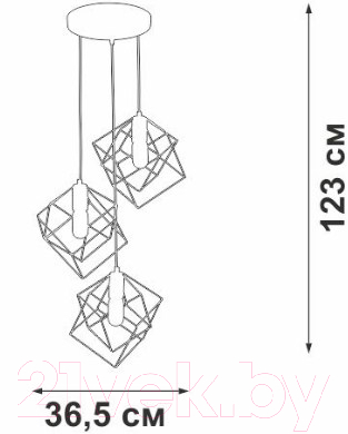 Люстра Vitaluce V4943-1/3S