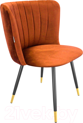 Стул Sheffilton SHT-ST36-1/S95-1 (песчаная буря/черный муар/золото) - фото