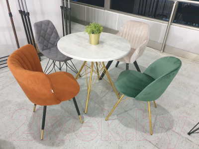 Стул Sheffilton SHT-ST36-1/S95-1 (песчаная буря/черный муар/золото)