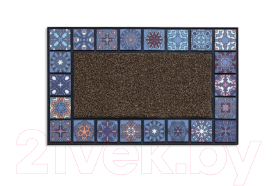 Коврик грязезащитный Attribute Mosaic Quadro AMM375 - фото