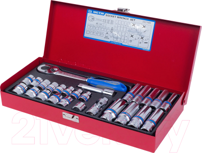 Набор головок слесарных King TONY 3027MR - фото