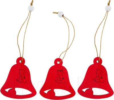 Набор елочных игрушек Волшебная страна Колокол / 007615 - фото