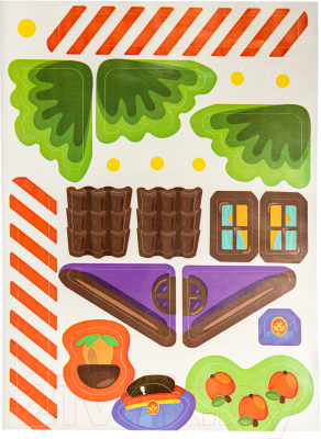 Конструктор Десятое королевство Веселый паровозик / 3908