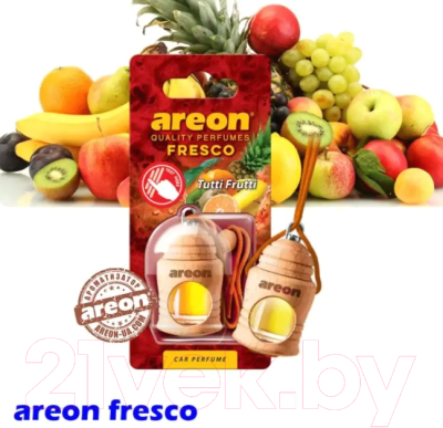 Ароматизатор автомобильный Areon Fresco Tutti Frutti / ARE-FRTN23